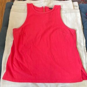 Coral sleeveless top